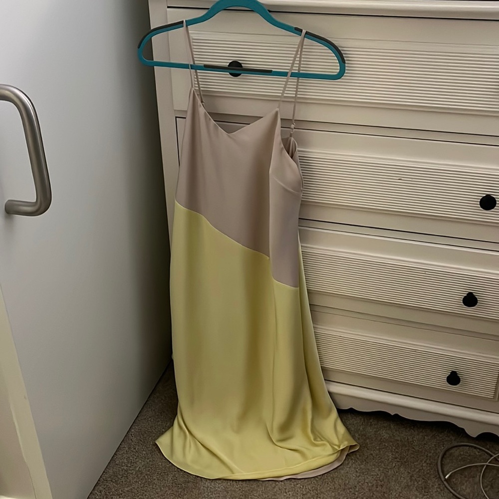 Silk slip dress from Express